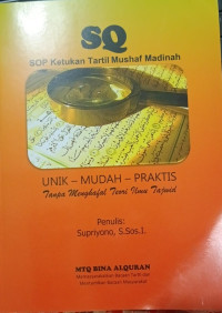 Image of SQ SOP Ketukan tartil mushaf madinah: unik-mudah-praktis